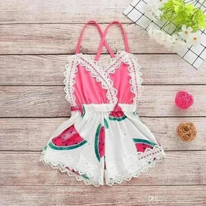 Watermelon Romper 0-3 Months